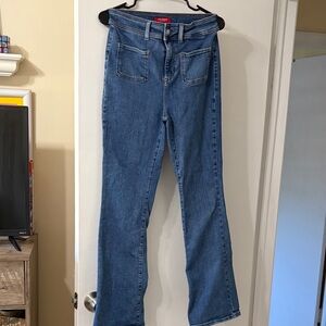 Guess Women's Classic Blue Flare Jeans